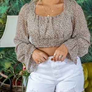 Like NEW Leopard Print top